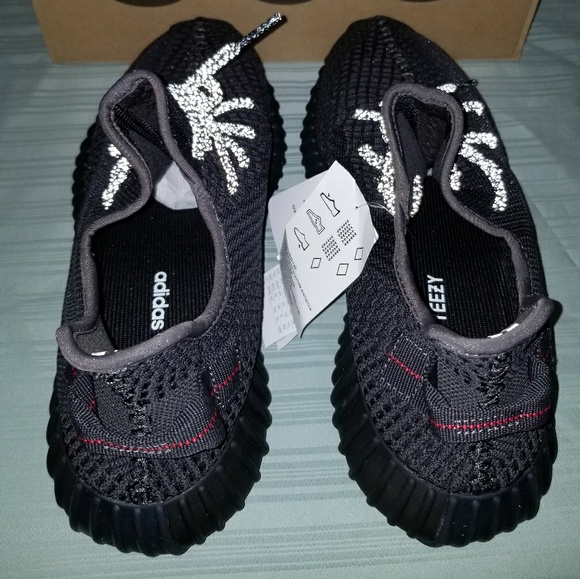 ❌SOLD❌ 🆕 Yeezy Boost Static Black Non-reflective - Picture 4 of 5